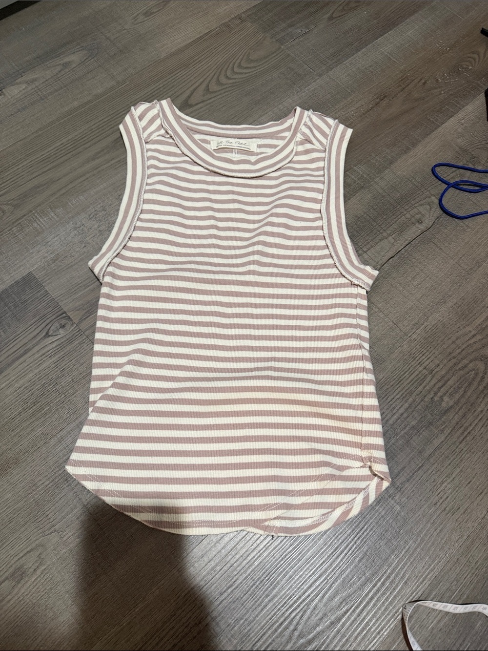 Free people Striped Sleeveless Tank Top